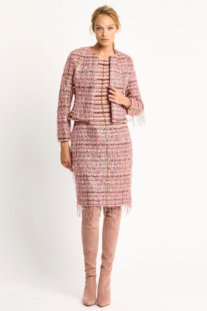 Paris Fringed Sequin Tweed Jacket | FINAL SALE