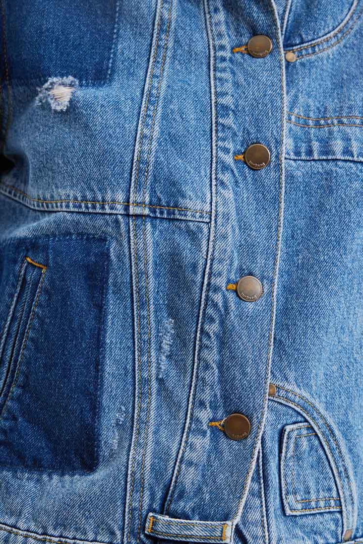 Patchwork Denim Jacket | FINAL SALE
