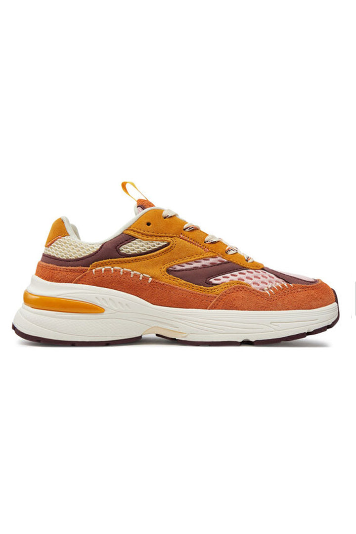 Patchwork Split Leather Running Sneakers | FINAL SALE
