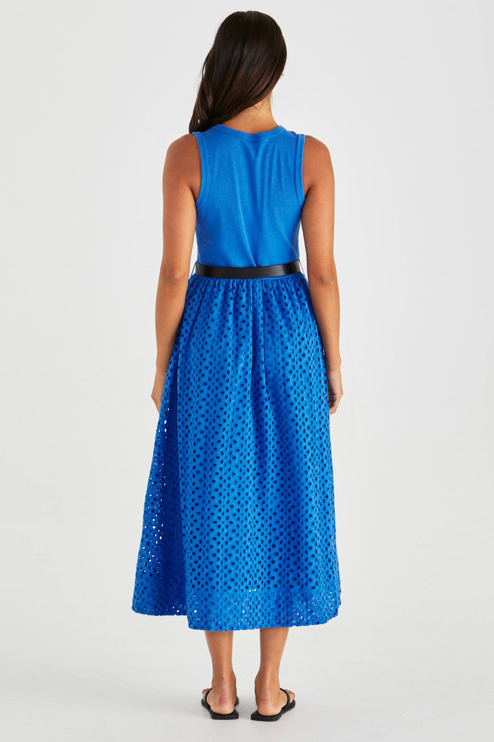 Pattie Dress in Bright Blue