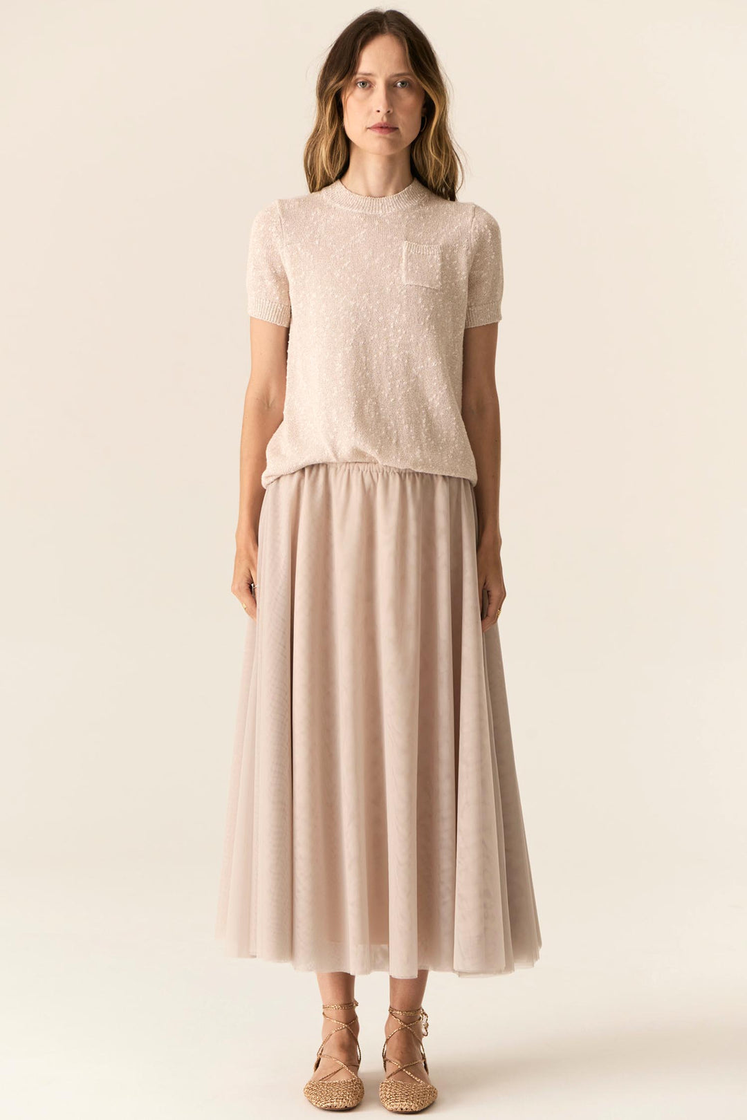 Pax Lurex Knit Tee