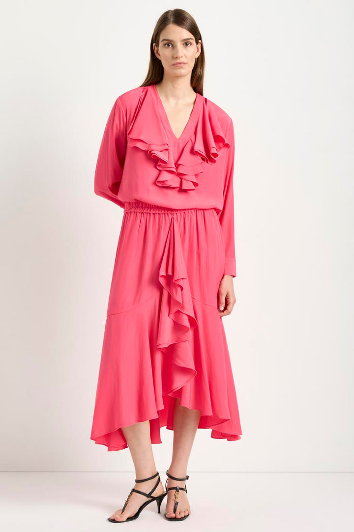Peak Blouse in Salmon