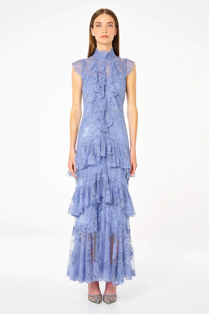 Penelope Dress in Cornflour Blue