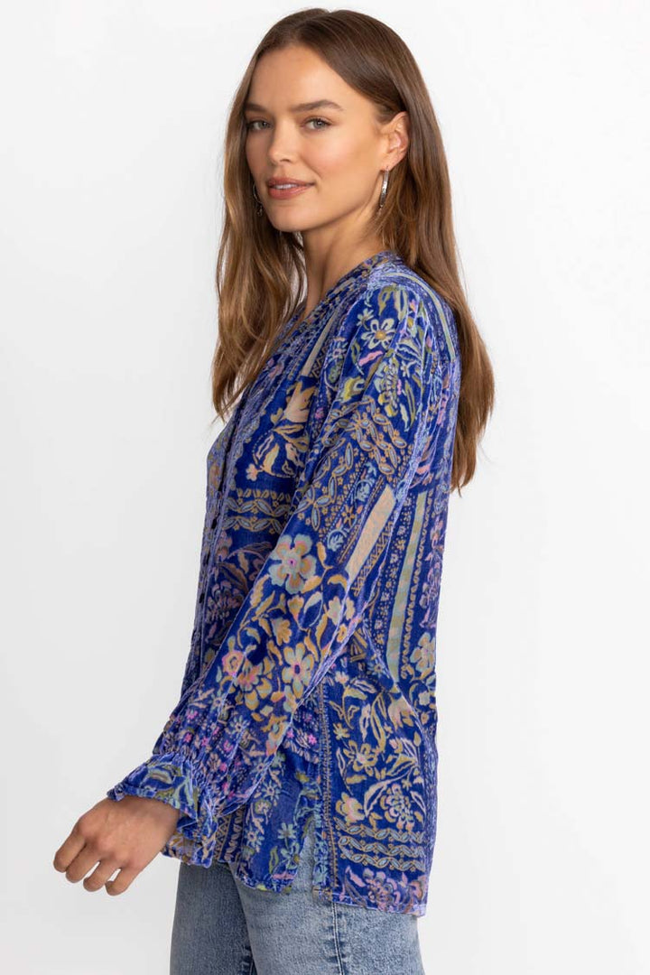 Persephone Joasie Burnout Blouse