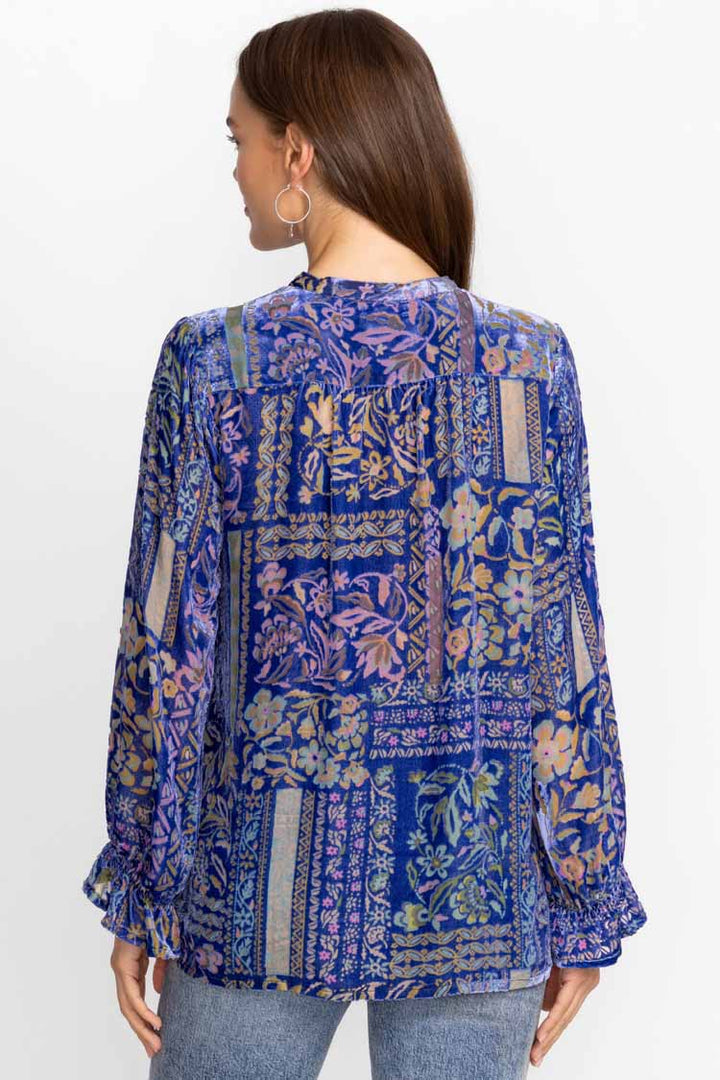Persephone Joasie Burnout Blouse