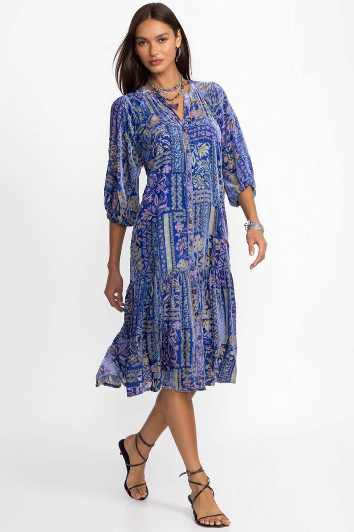 Persephone Yoka Burnout Slip Dress