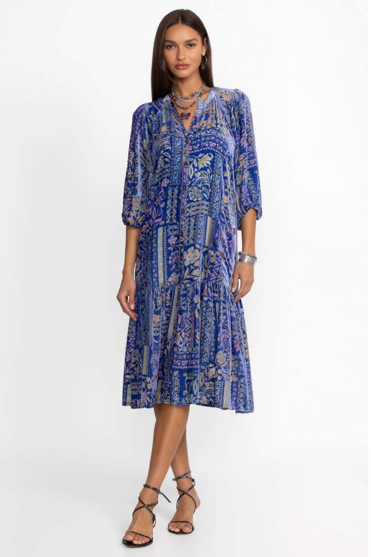 Persephone Yoka Burnout Slip Dress