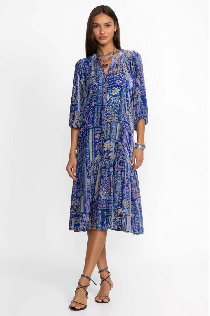 Persephone Yoka Burnout Slip Dress