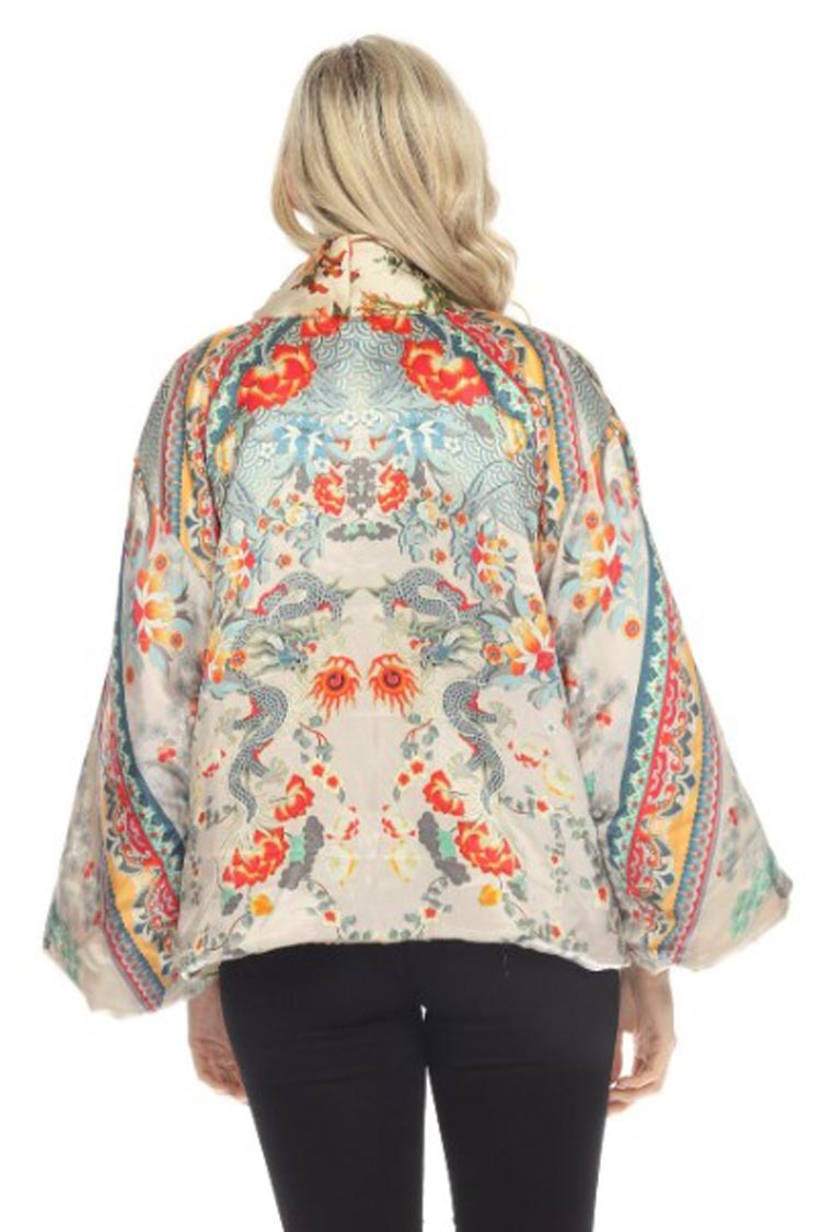 Petra Reversible Puff Kimono Coat