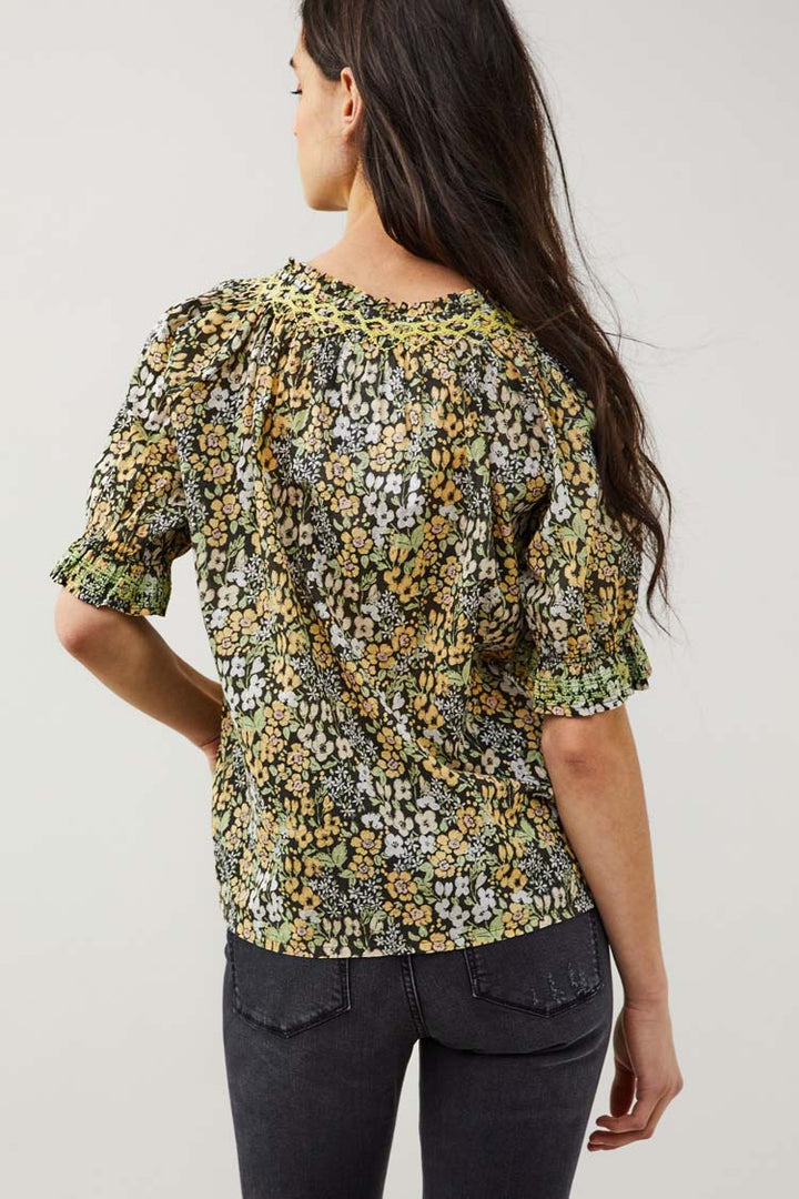 Phoenix Blouse in Deep Asphalt