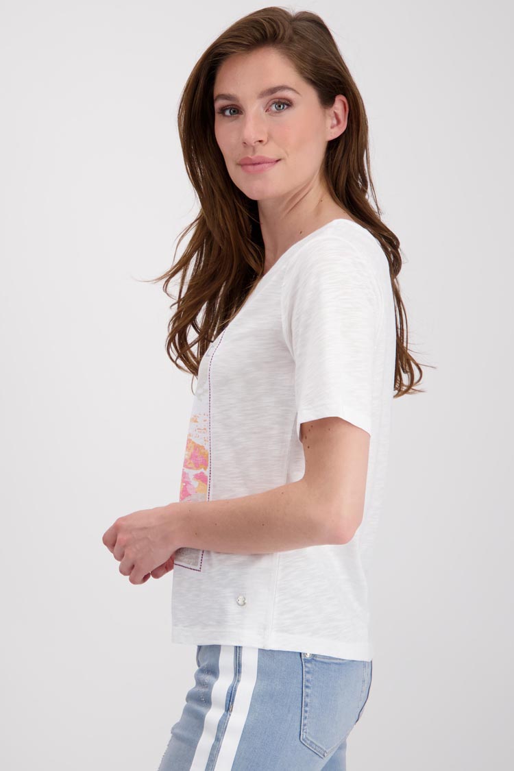 Pink Palm Tree Front T-shirt