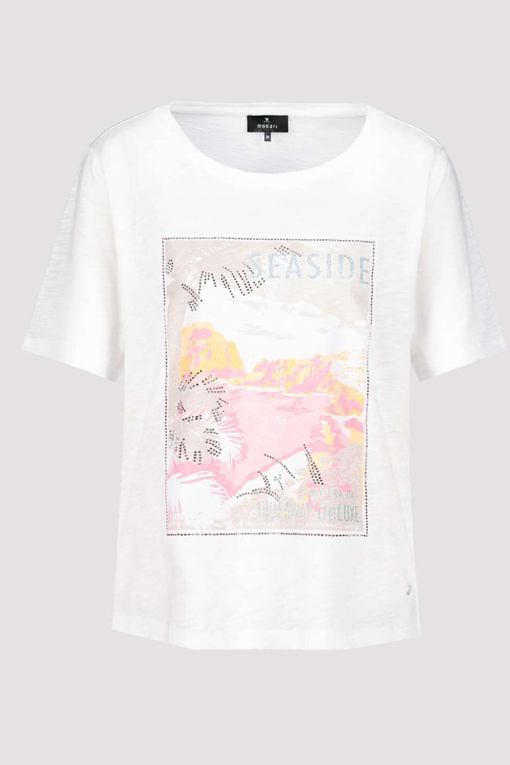 Pink Palm Tree Front T-shirt