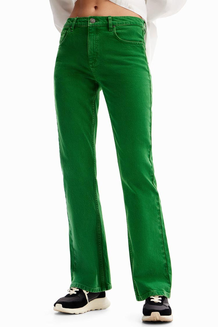 Plain Flare Mid Rise Jeans | FINAL SALE