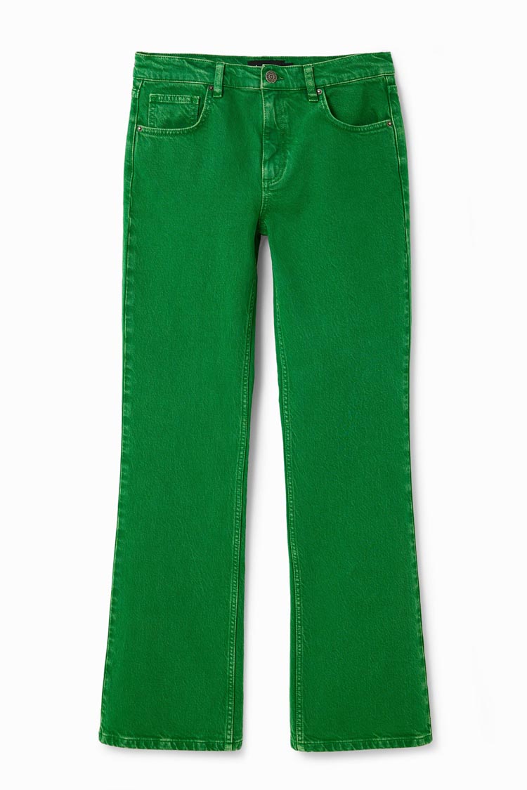 Plain Flare Mid Rise Jeans | FINAL SALE