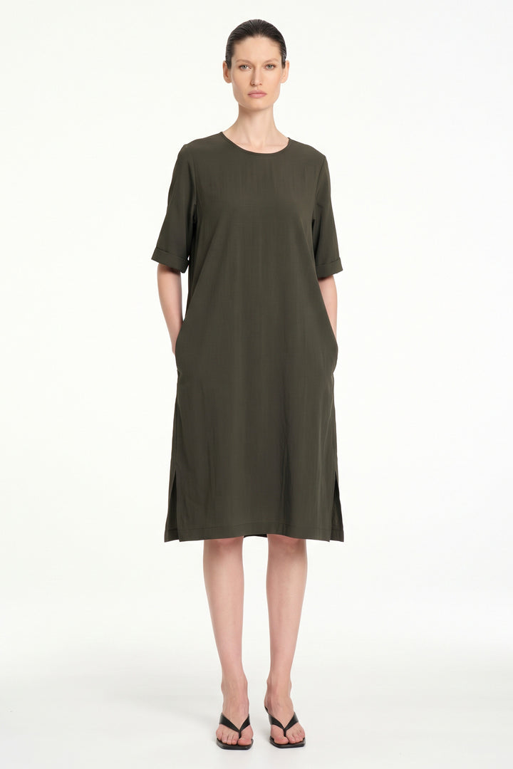 Plaza Dress in Bark