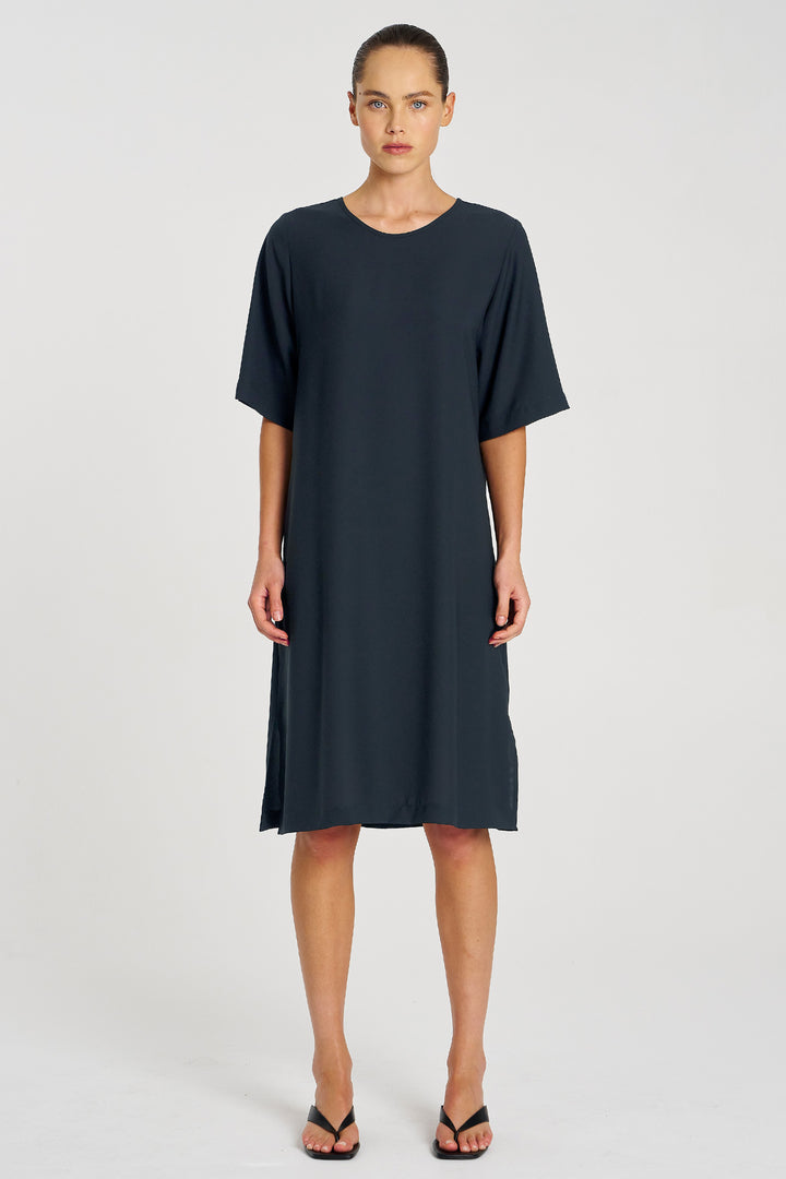 Plaza Dress in Navy