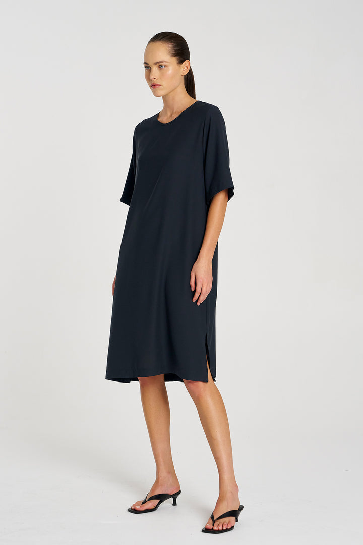Plaza Dress in Navy