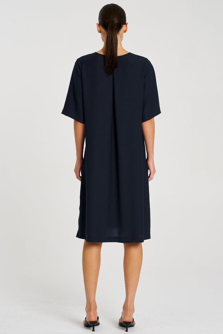 Plaza Dress in Navy