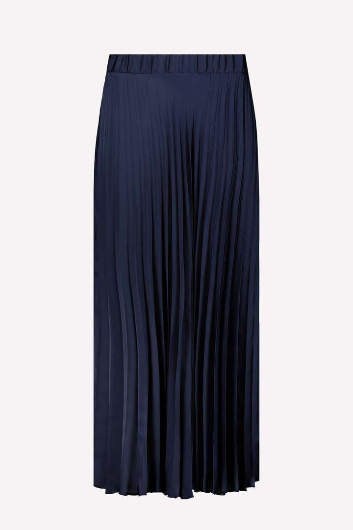 Pleated Maxi Skirt w Elastic Band