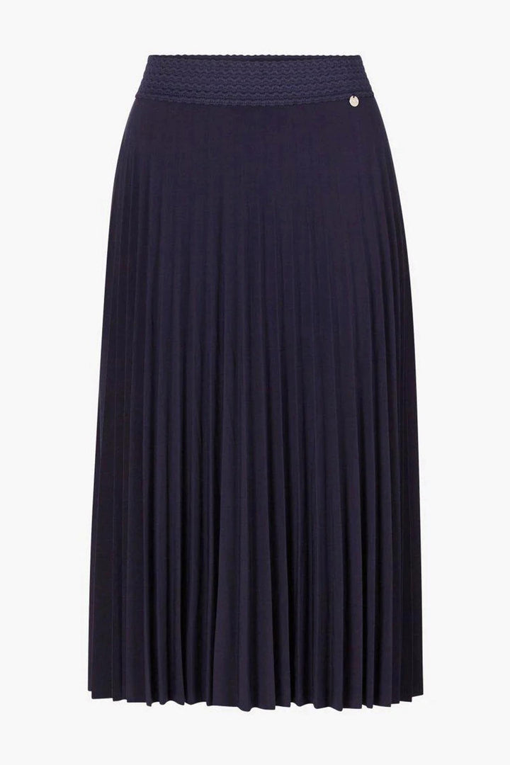 Pleated Skirt in Deep Blue