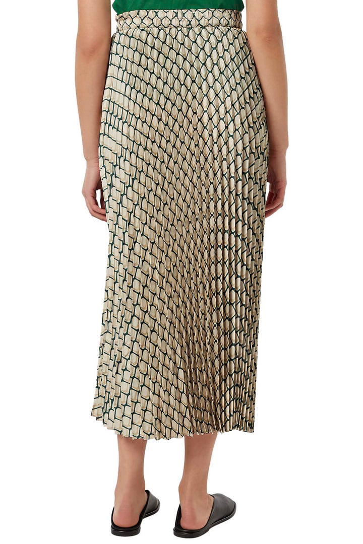 Pleated Skirt in Doubles Net