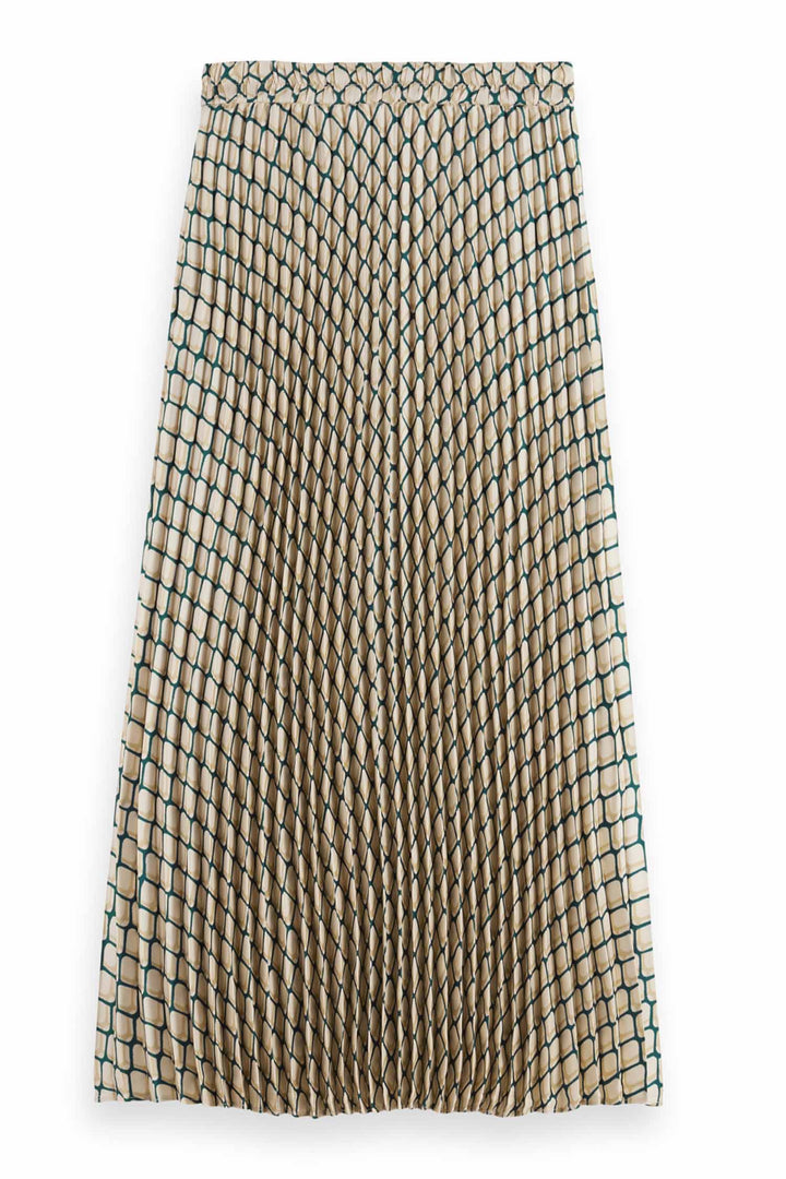 Pleated Skirt in Doubles Net