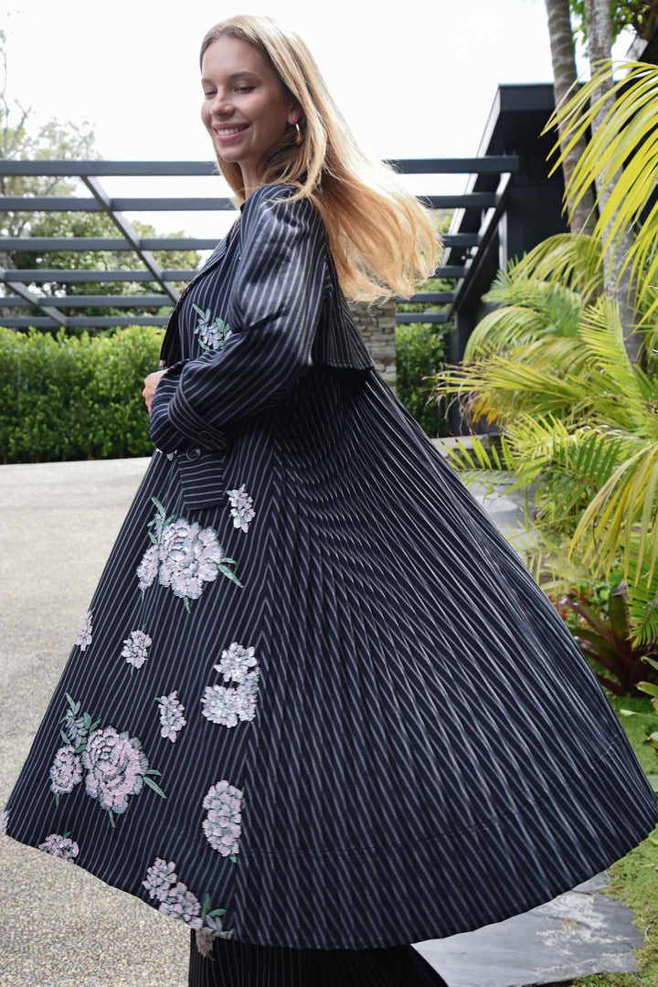 Pleating Weather Coat in Sparkle Like You Mean It