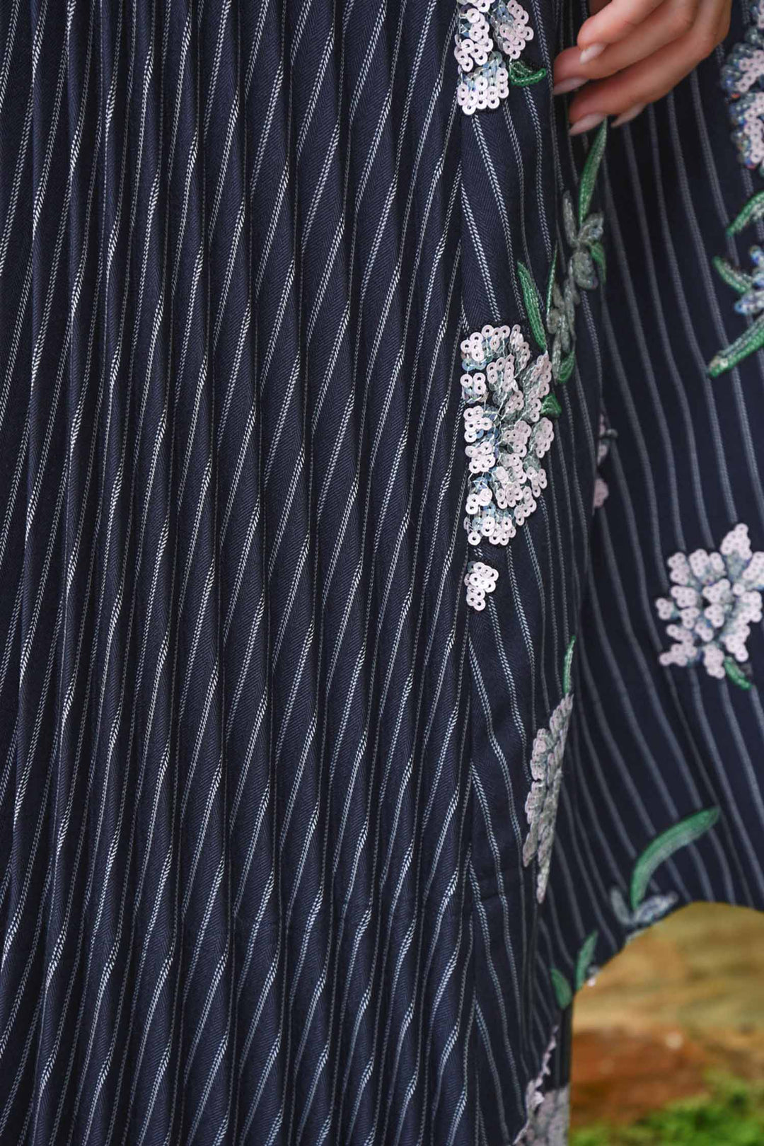 Pleating Weather Coat in Sparkle Like You Mean It