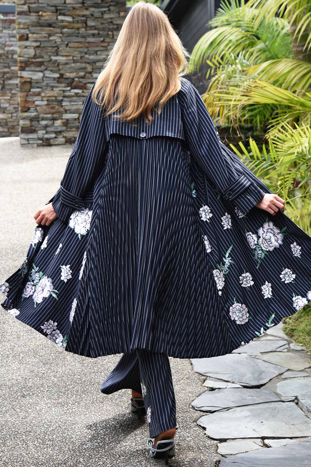 Pleating Weather Coat in Sparkle Like You Mean It