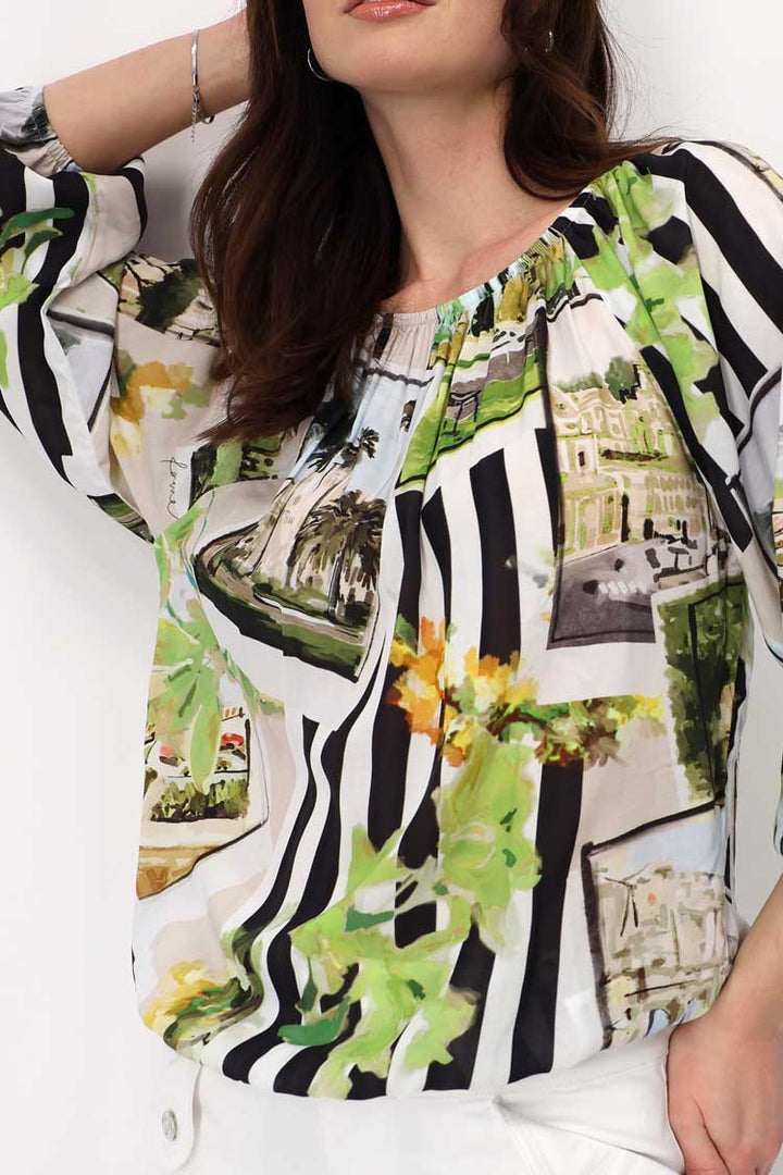 Polaroid All-over Printed Blouse