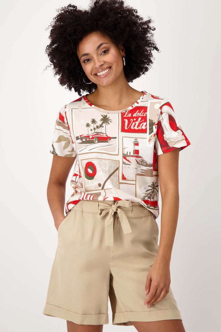 Polaroid Patterned SS T-Shirt