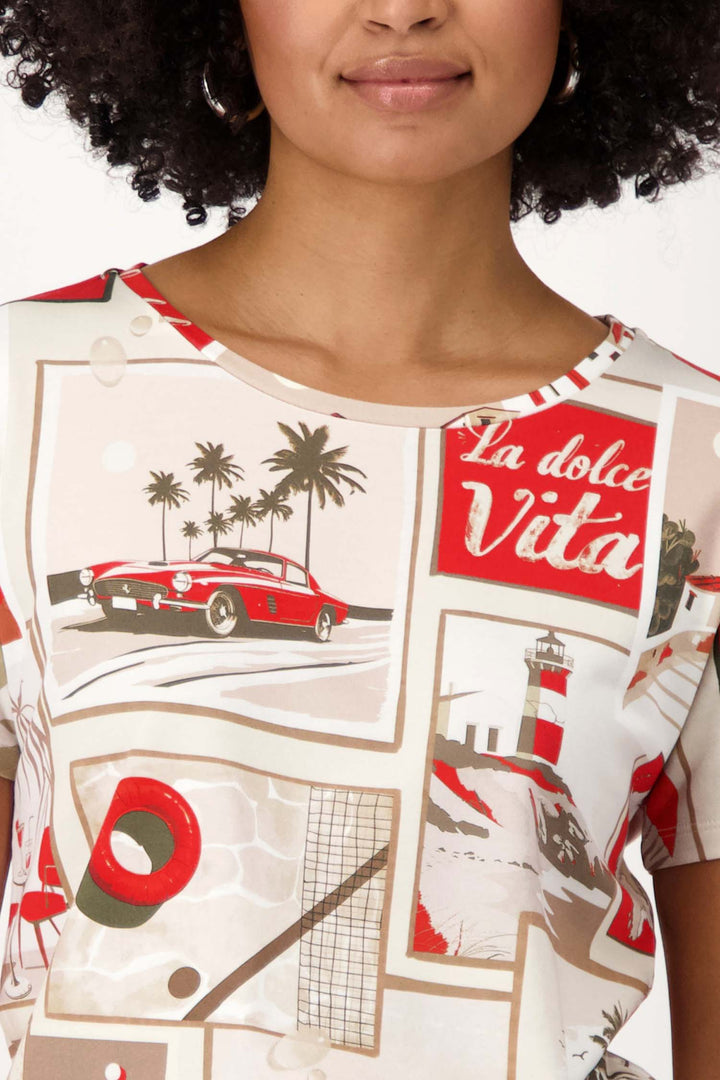 Polaroid Patterned SS T-Shirt