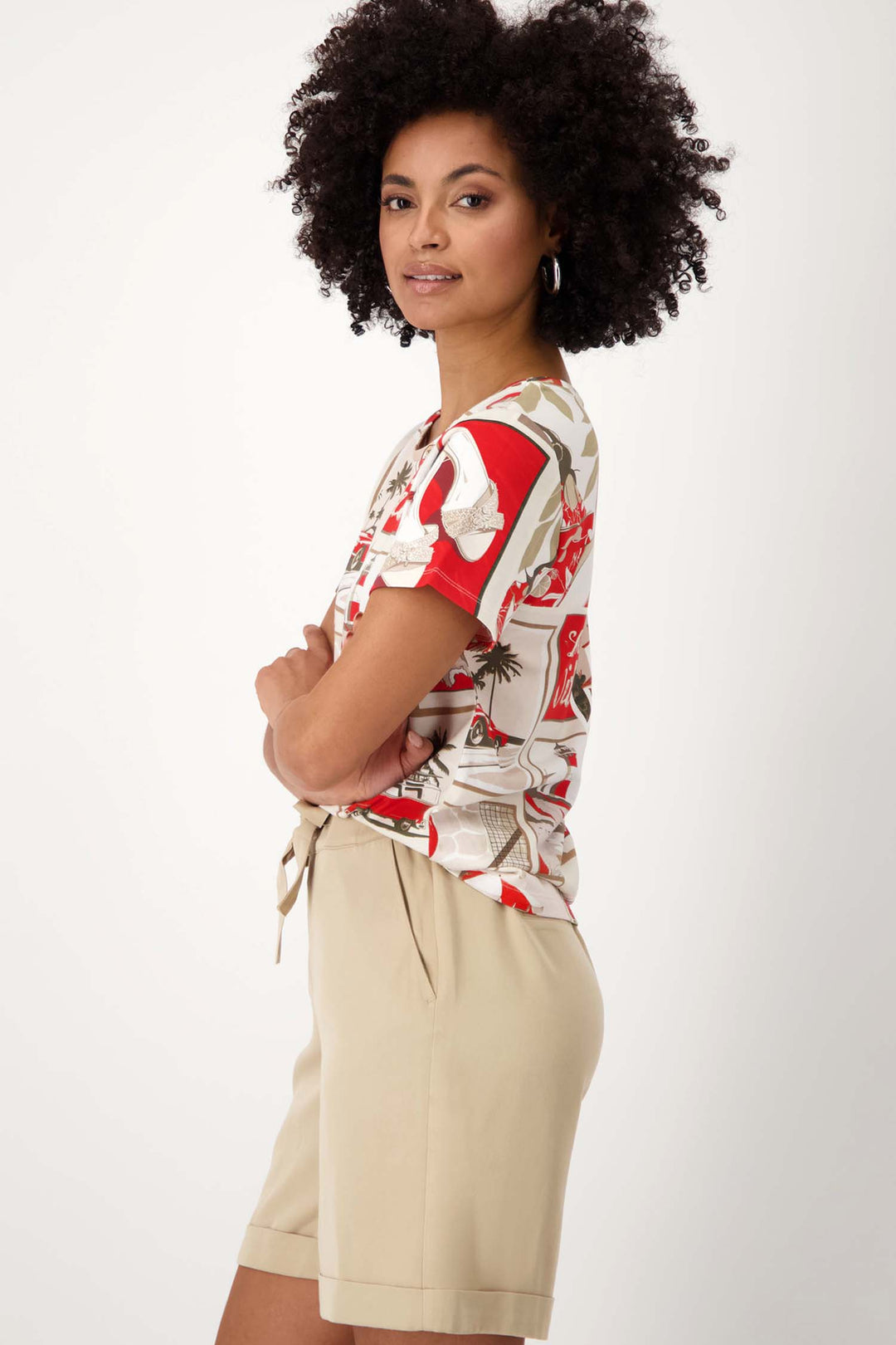 Polaroid Patterned SS T-Shirt