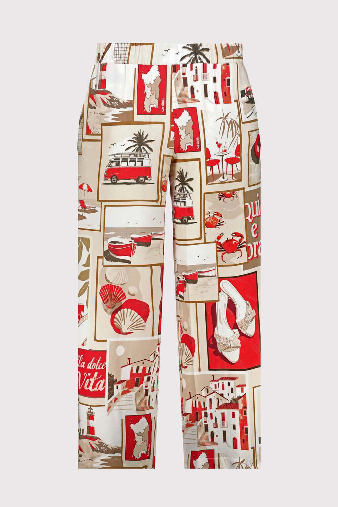 Polaroid Patterned Wide Leg Trousers