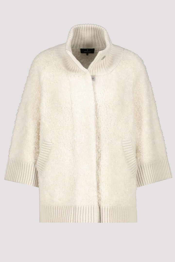 Poodle Jacket with Rib Trim in Sandshell