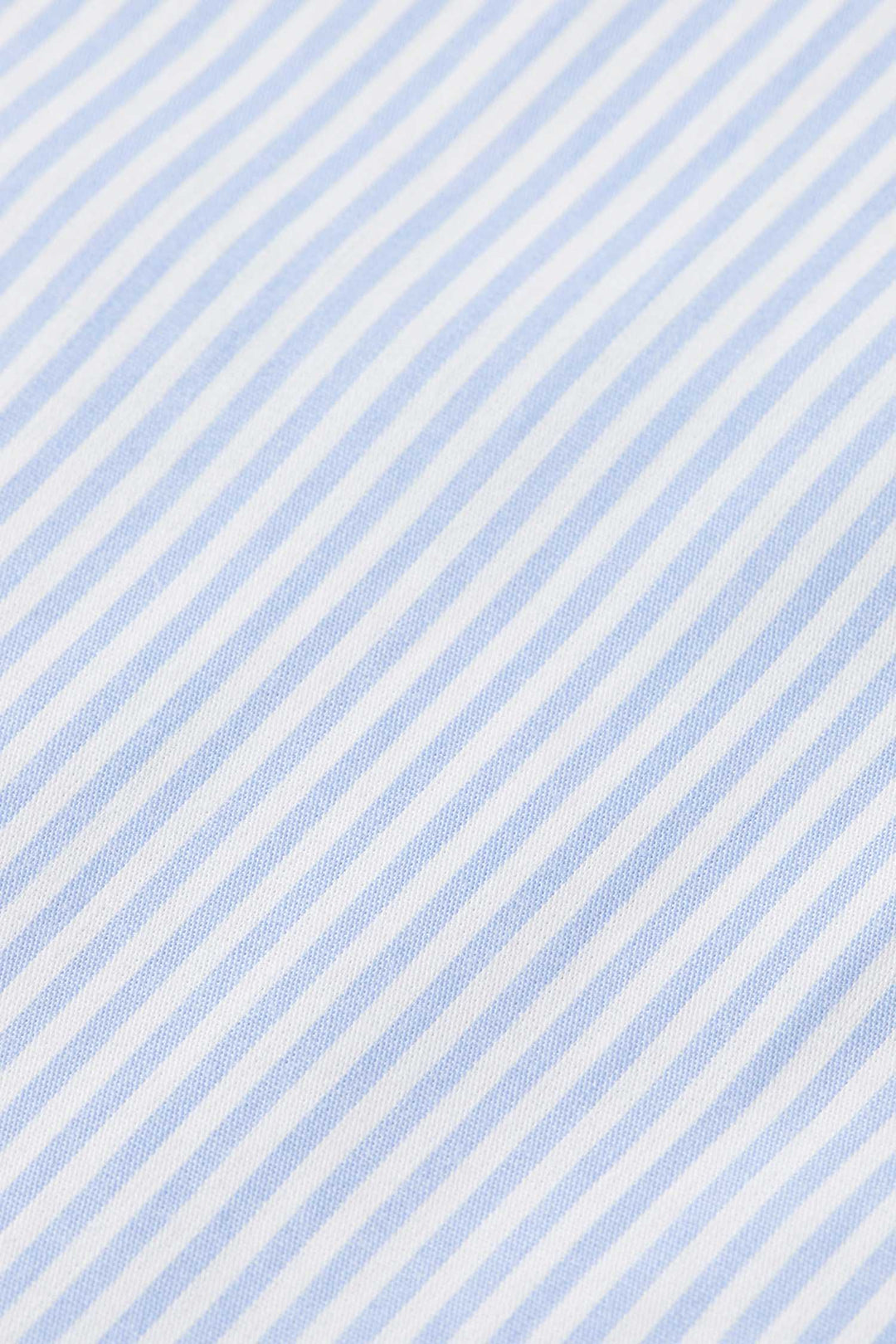 Poplin Shirt Dress in Blue Stripe