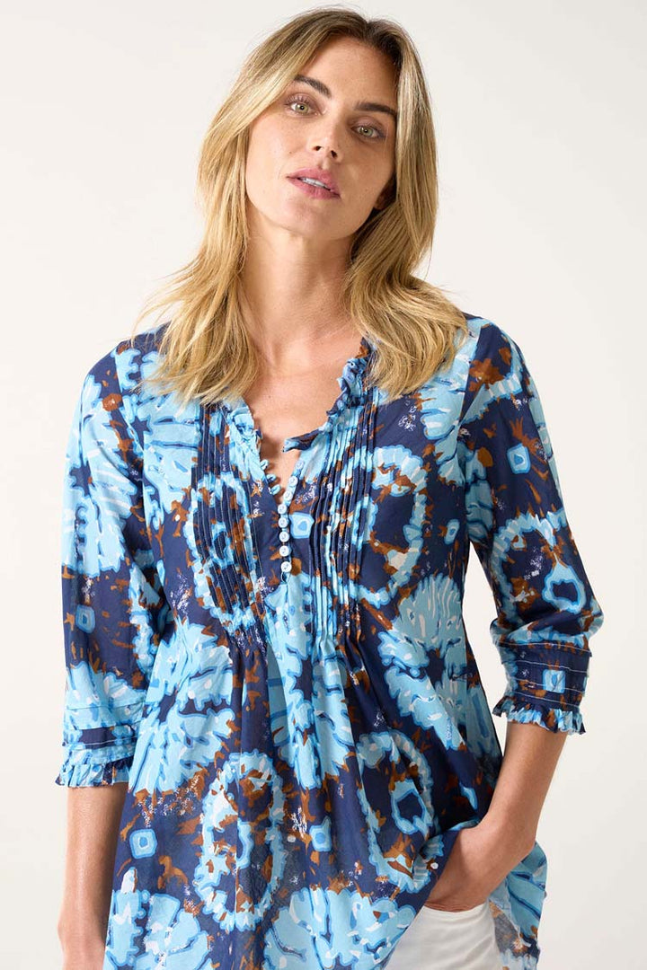 Poppy Top in Camogli Navy