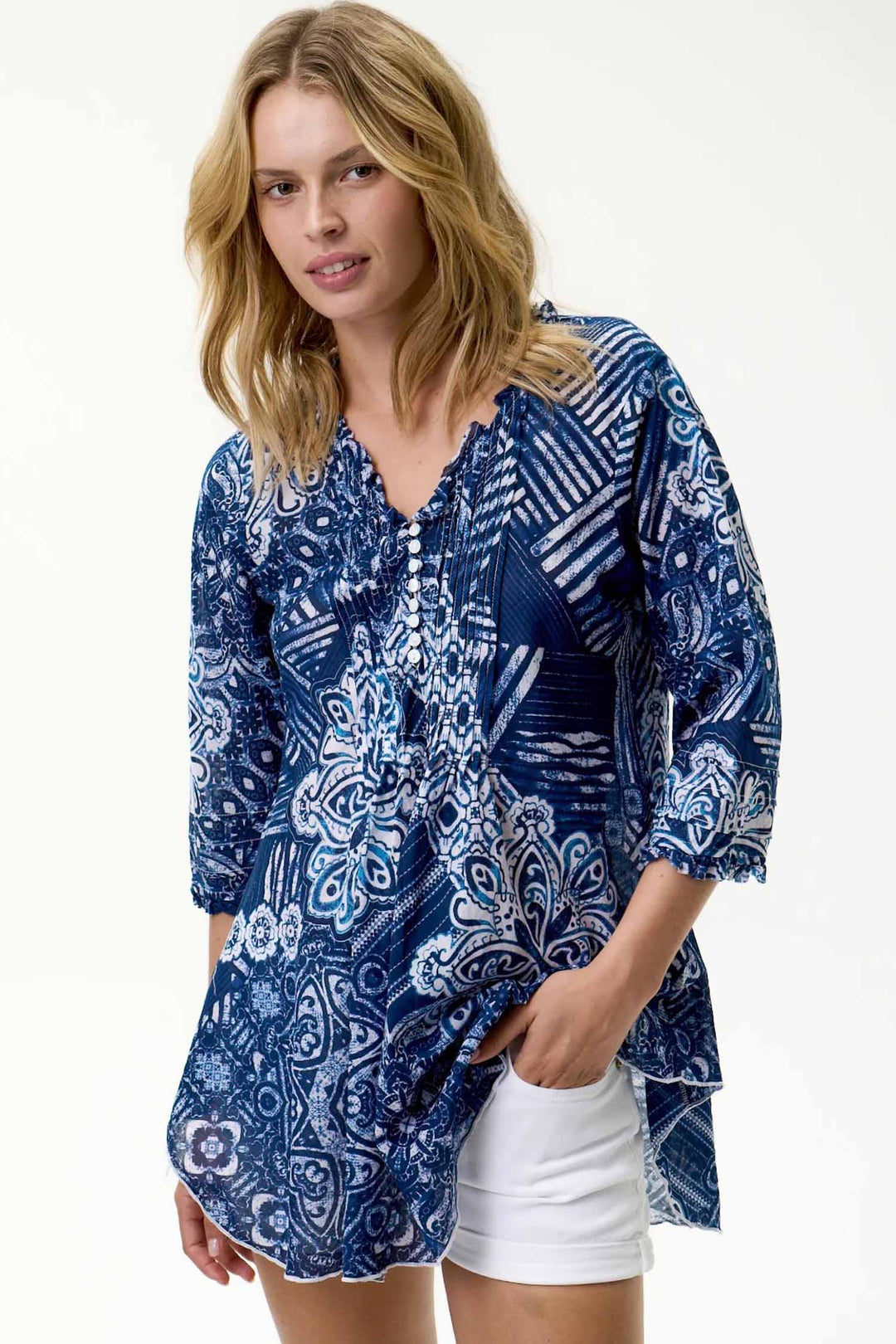 Poppy Top in Mandala