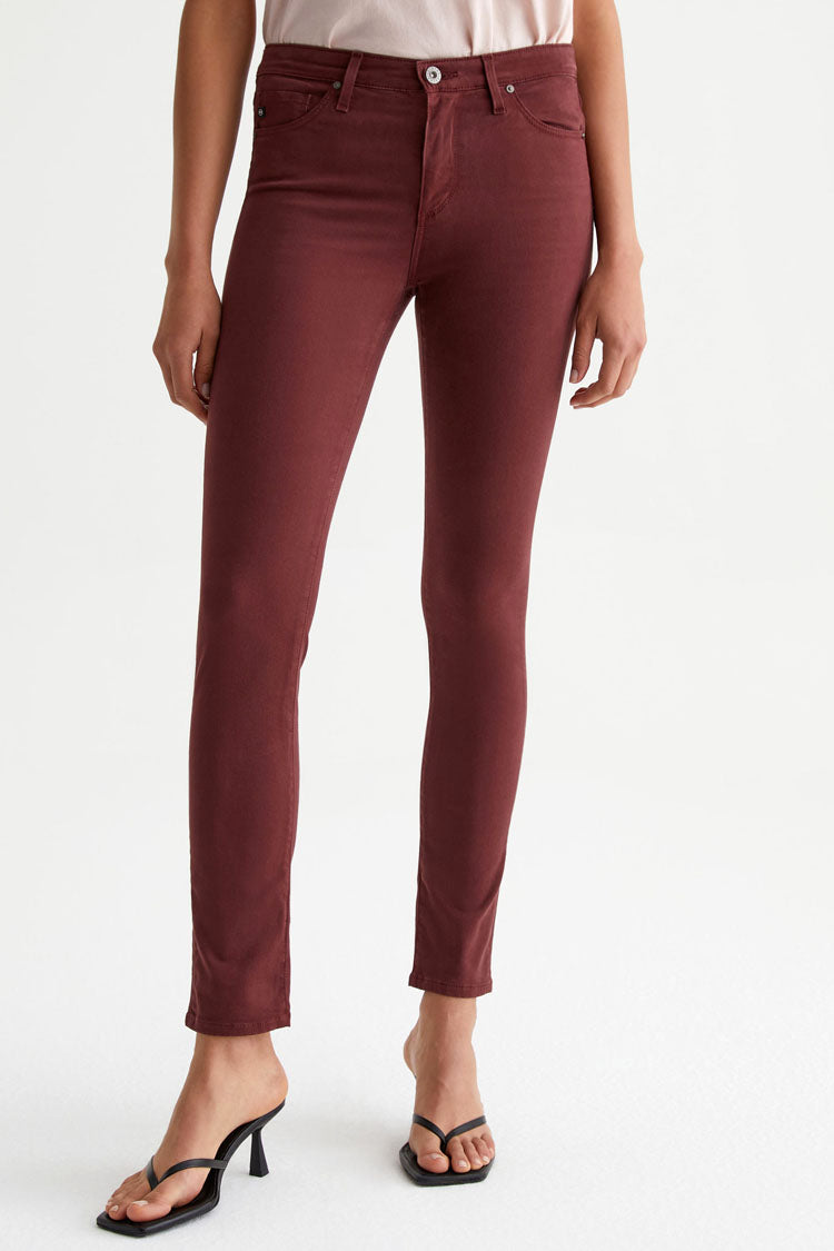 Prima Mid-rise Pants - Dark Plum