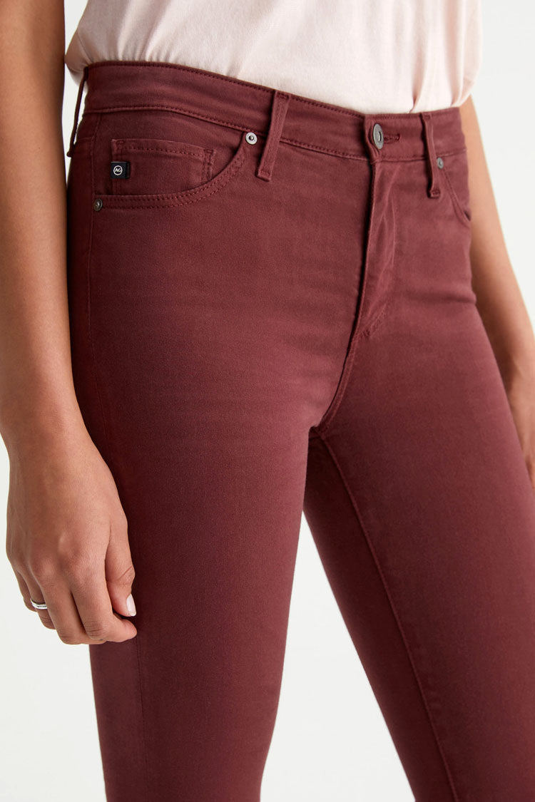 Prima Mid-rise Pants - Dark Plum