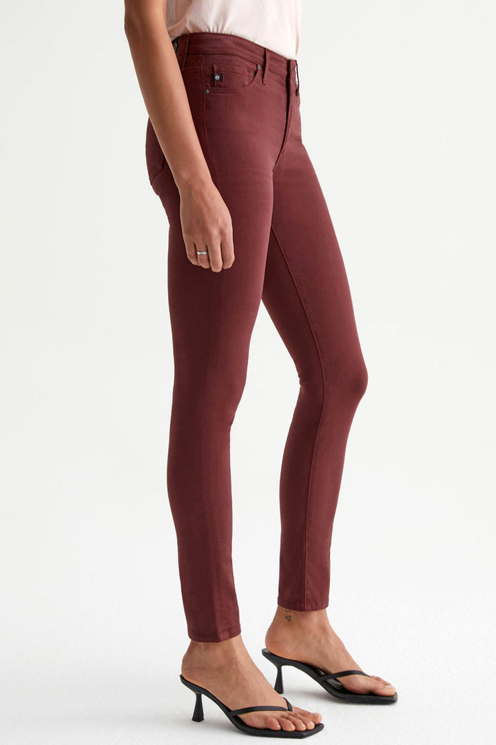 Prima Mid-rise Pants - Dark Plum