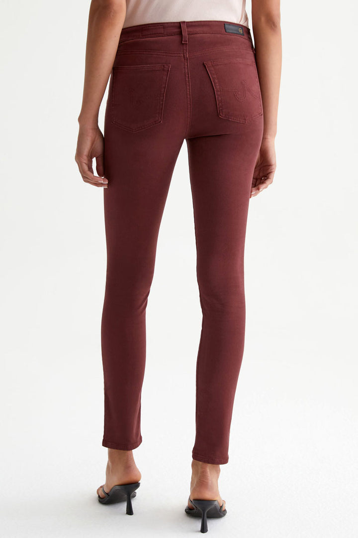 Prima Mid-rise Pants - Dark Plum