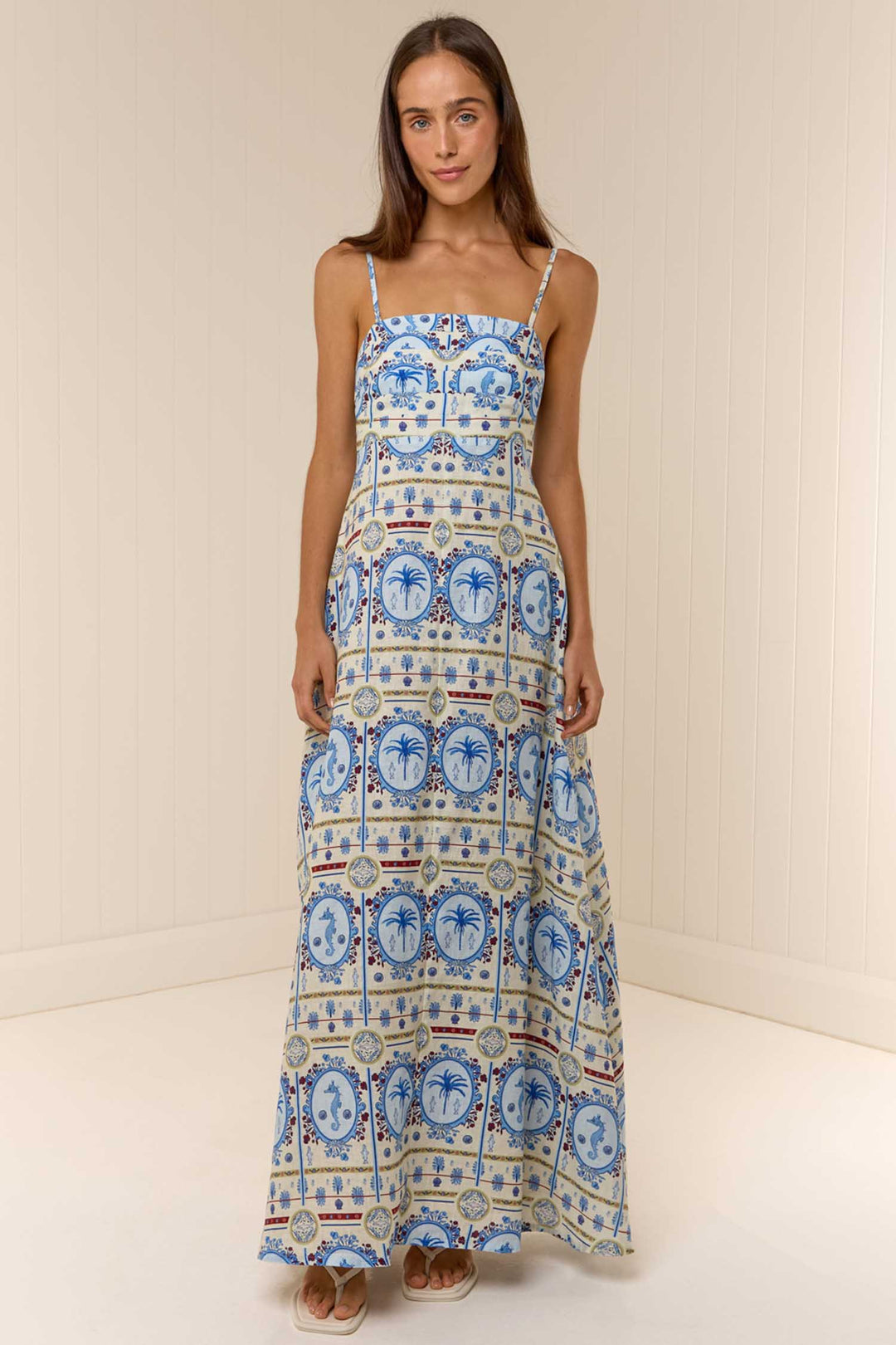 Primrose Dress in Lagoona Tile