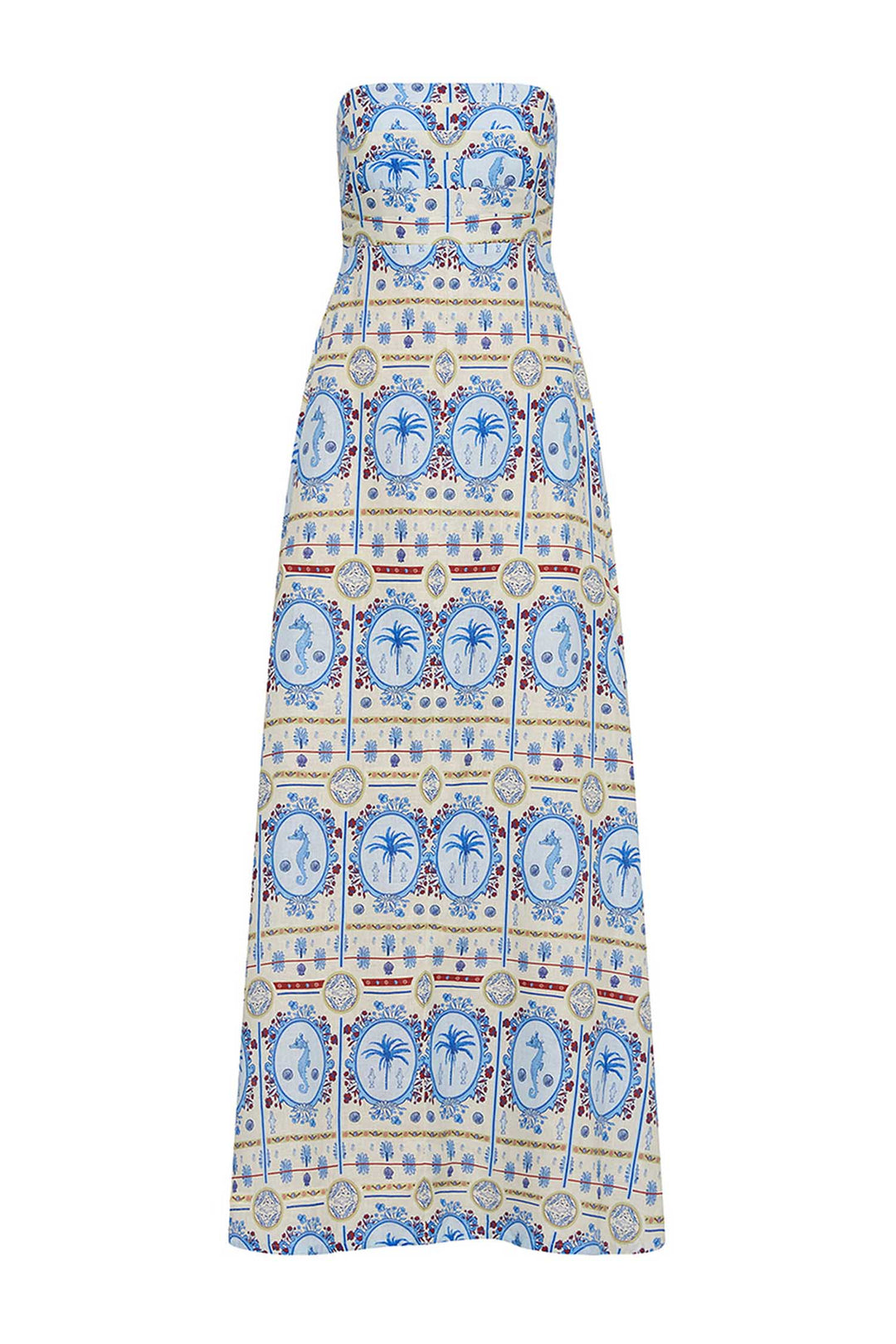 Primrose Dress in Lagoona Tile