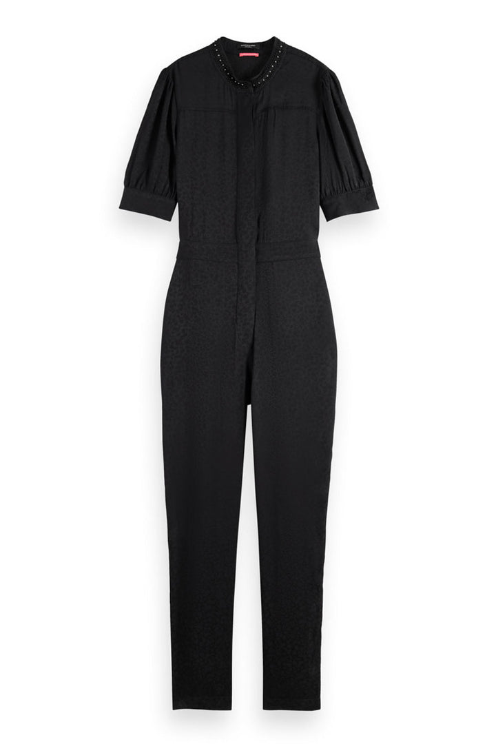 Printed Jumpsuit in Evening Black | FINAL SALE
