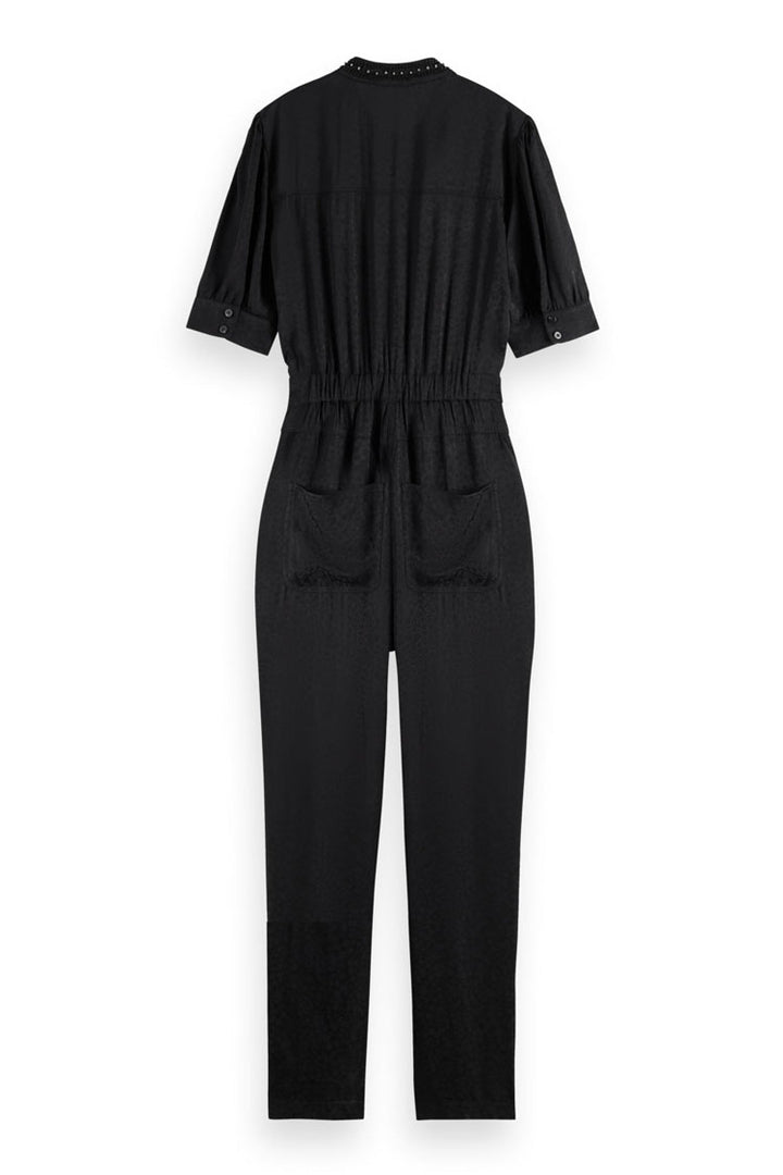 Printed Jumpsuit in Evening Black | FINAL SALE