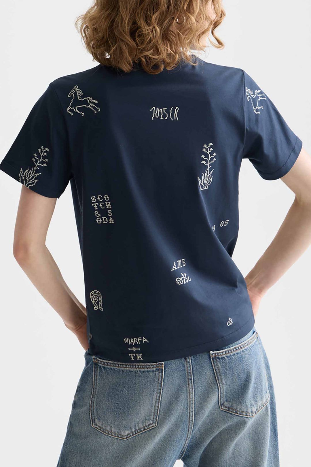 Printed Regular Fit T-Shirt in Carbon
