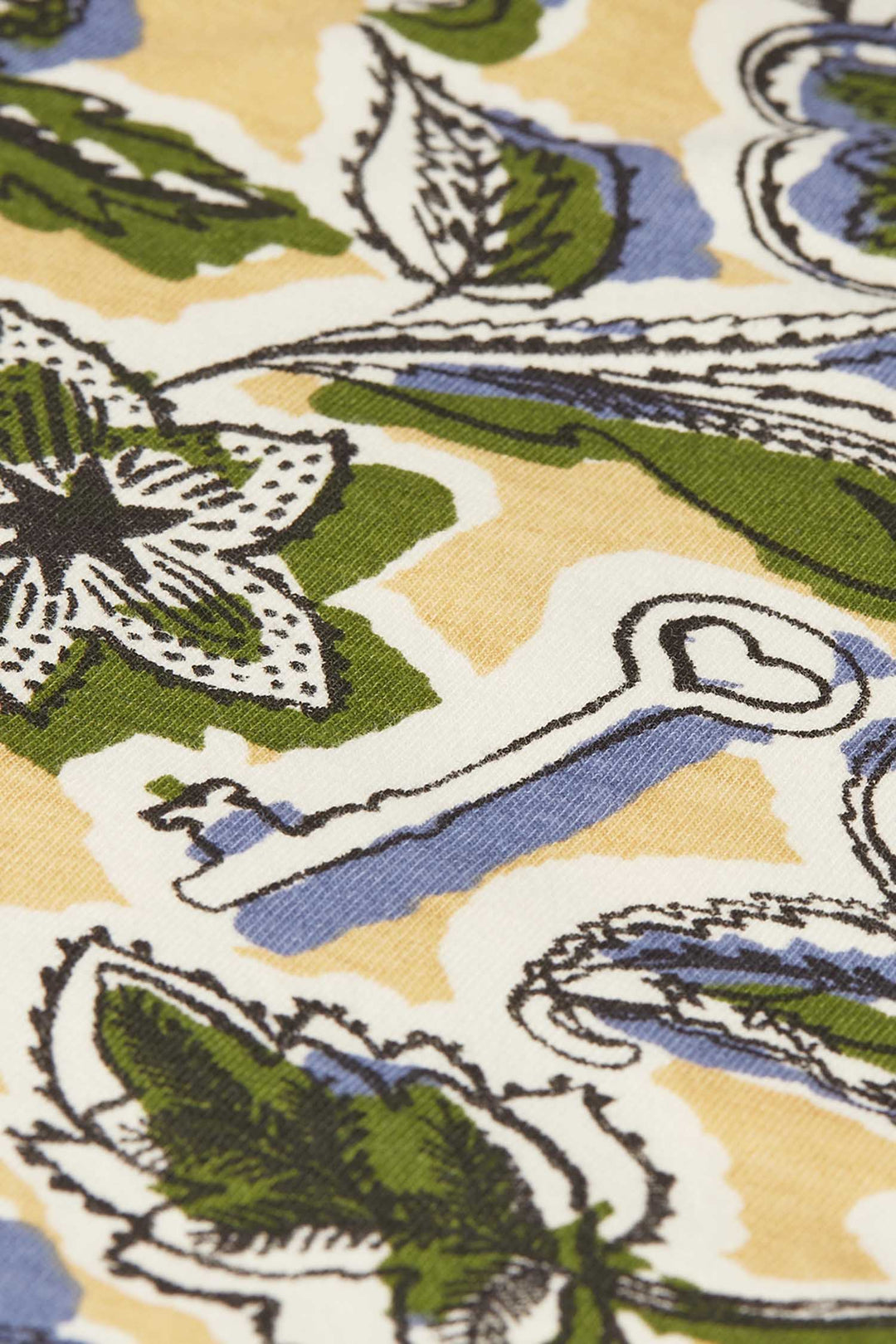 Printed Regular-Fit T-Shirt in Lucky Bandana Multi Parsnip