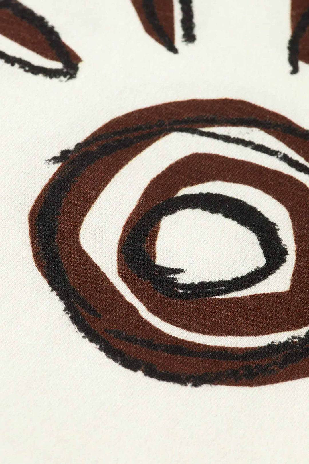 Printed Regular Fit T-Shirt in Inky Sun