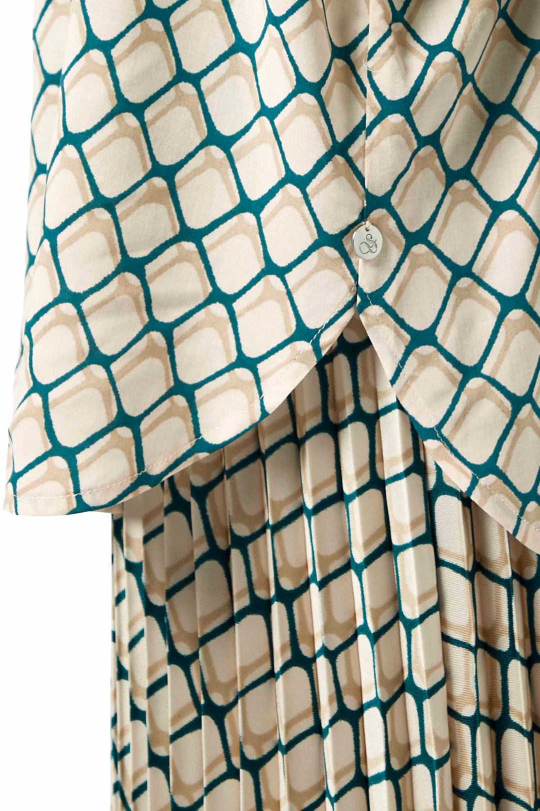Printed Relaxed Fit Shirt in Doubles Net